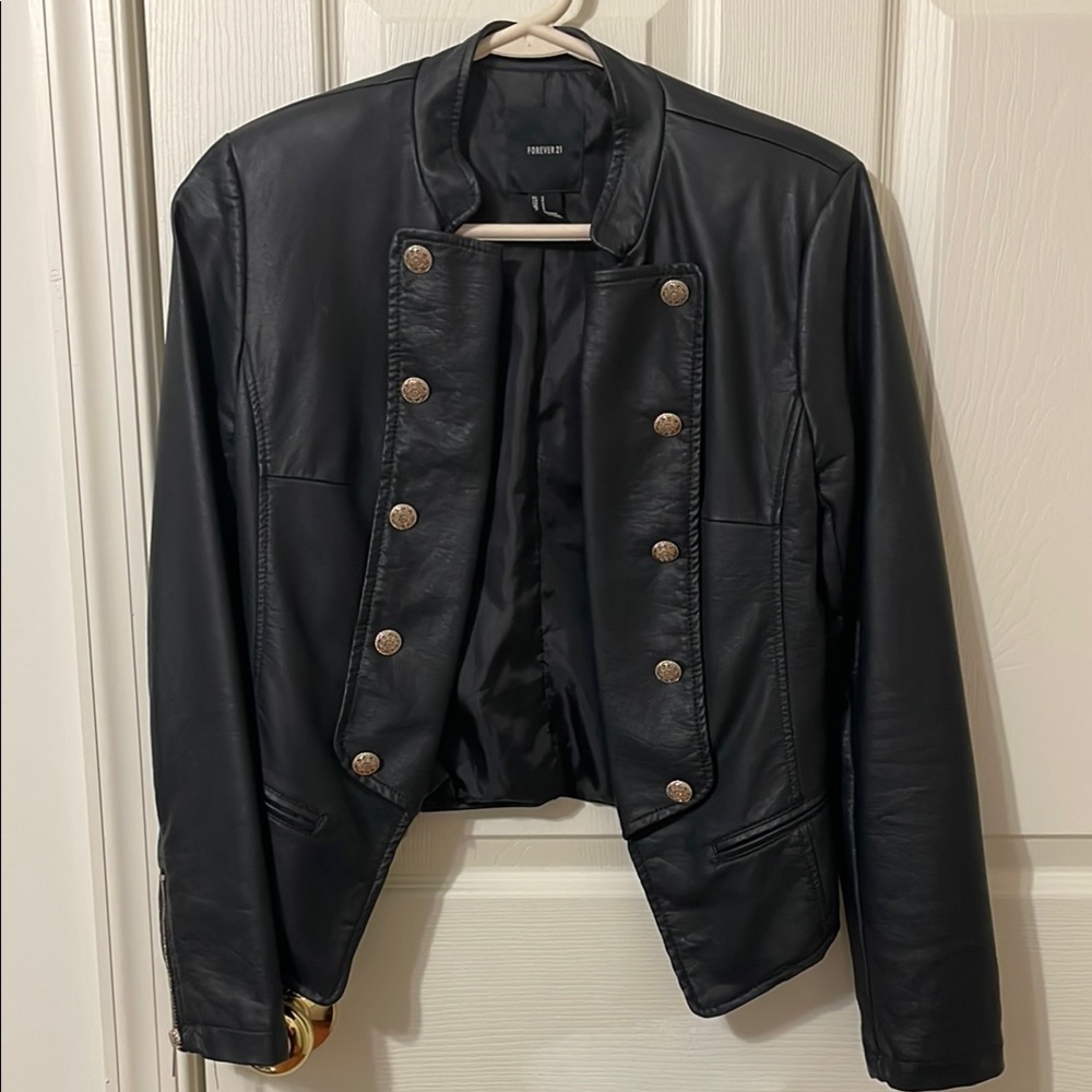 FOREVER21 FAUX LEATHER JACKET